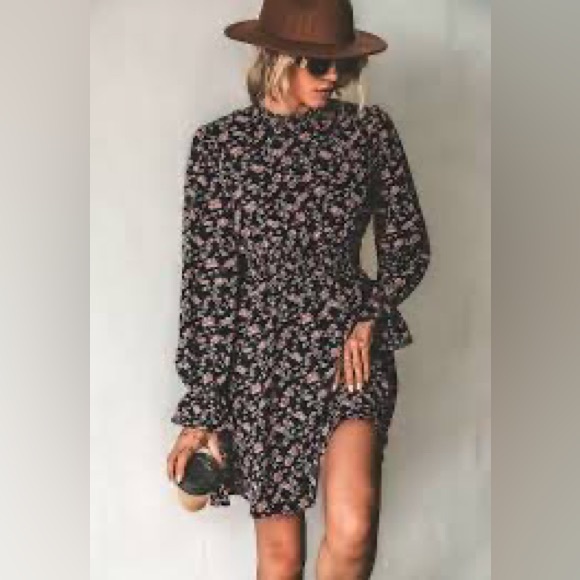 Cupshe Dresses Cupshe Dancing Queen Ditsy Floral Print Aline Mini Dress Poshmark